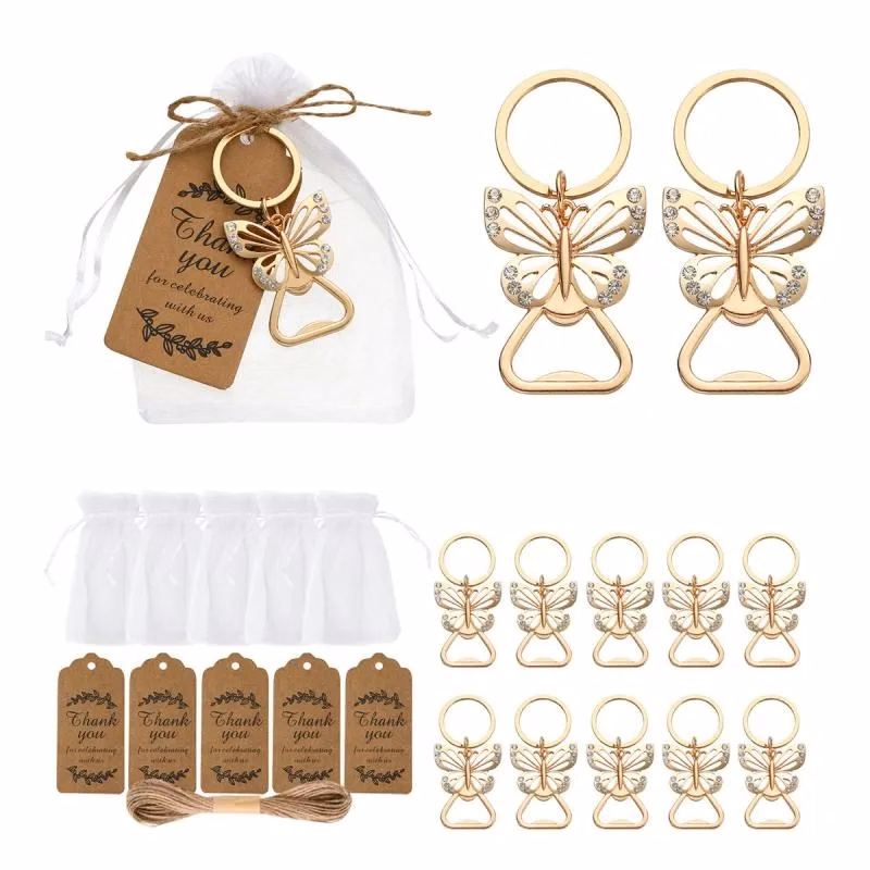 Butterfly Keychain Bottle Opener