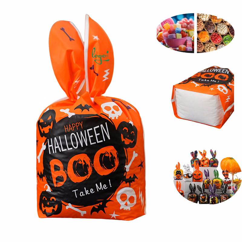 Custom Logo Halloween Candy Bag Set
