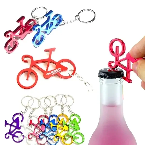 Bicycle Bottle Opener w/Key Chain 1