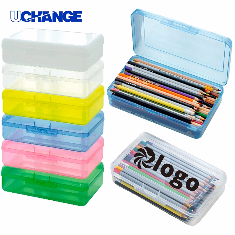 Large Capacity Clear Pencil Box