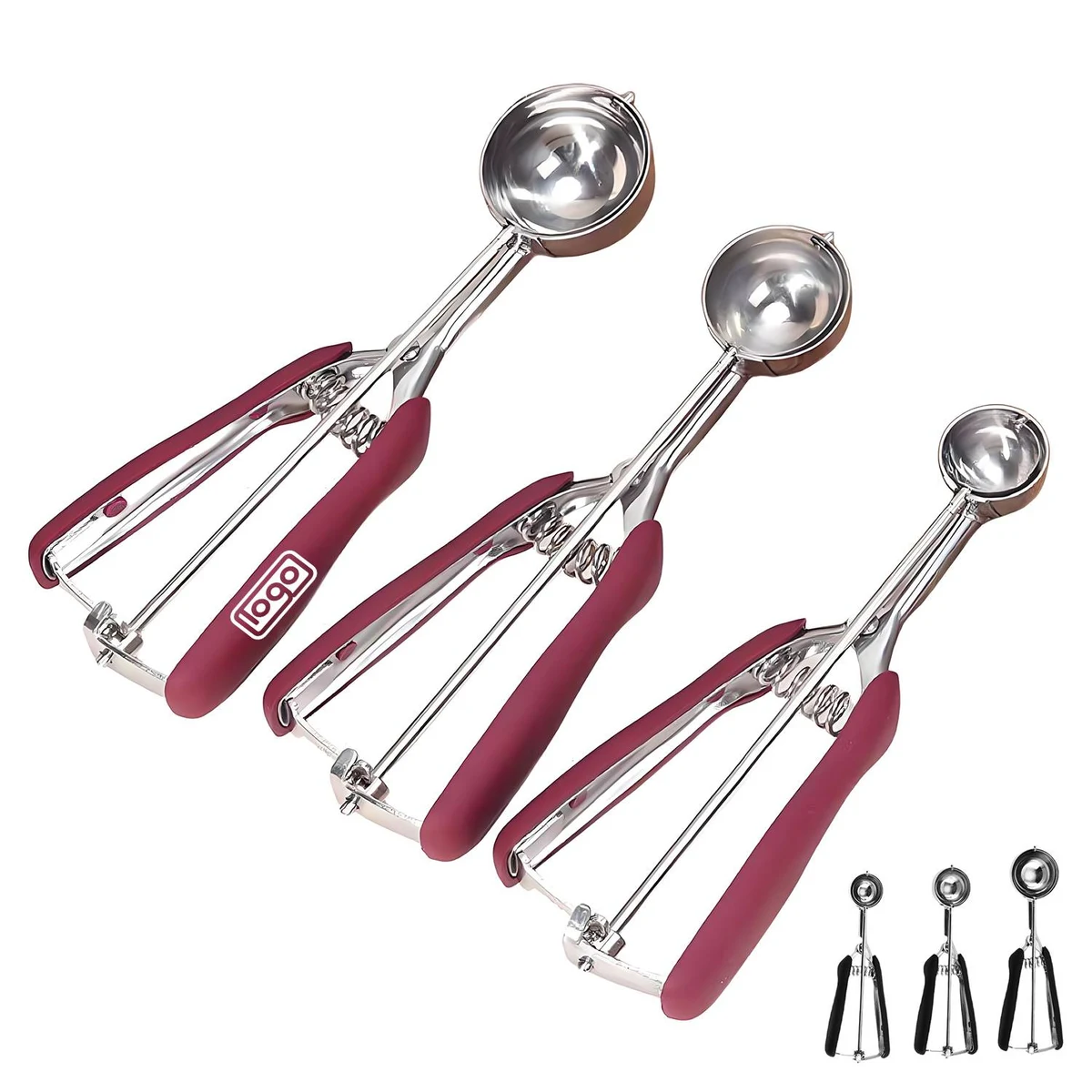 Stainless Steel Ice Cream Dessert Scoop 1