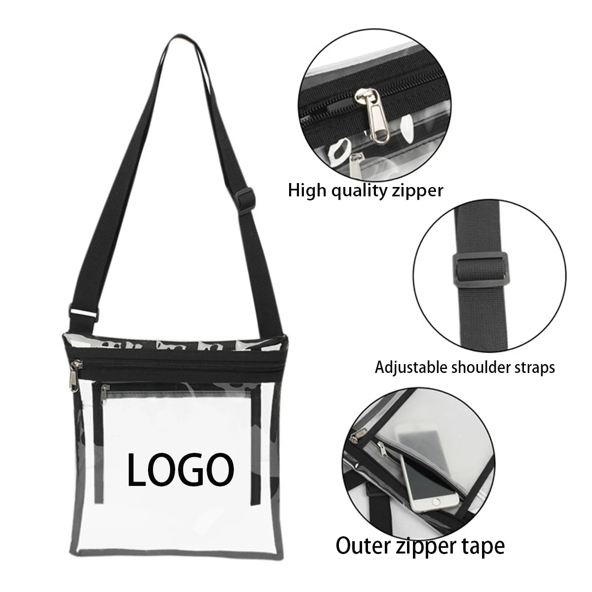 Transparent Crossbody Bags For Women & Men 1