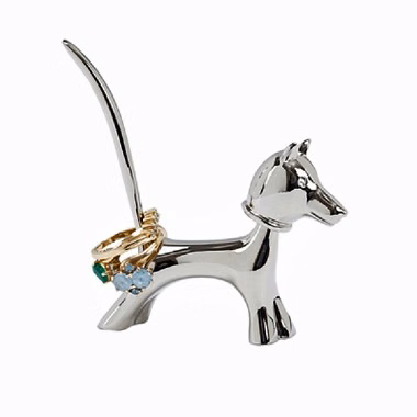 Bobble Head Dog Ring Minder, 2.75" H