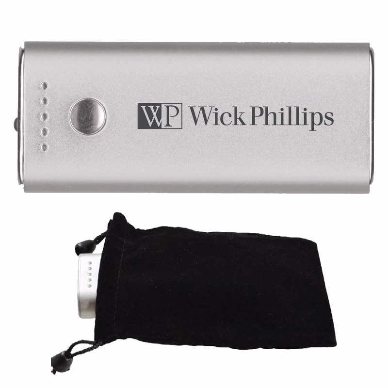 Power Bank with Velvet Pouch