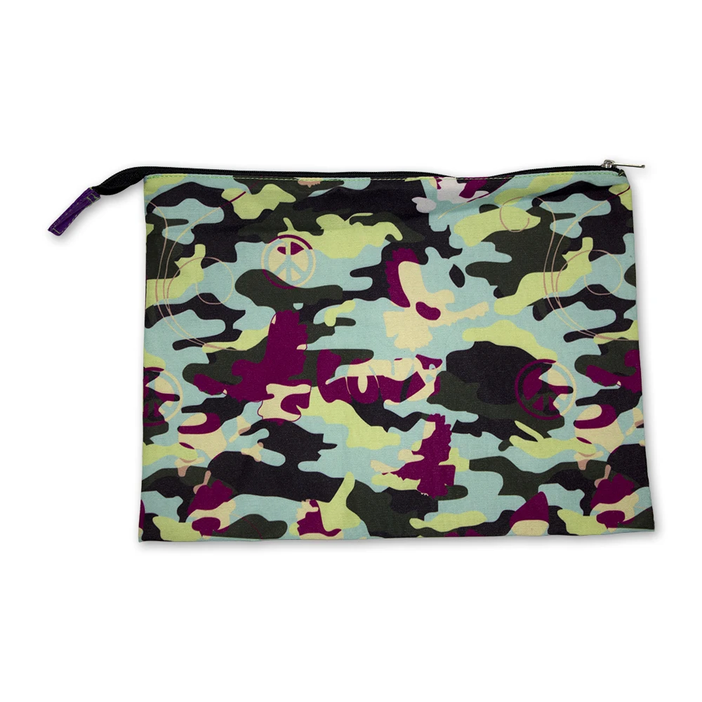 Zippered Cotton Bag (10.75"x8.25") 1