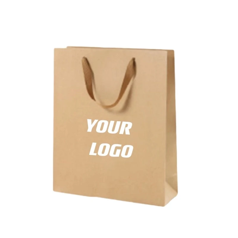 Customizable Kraft Paper Bags For Carry-out 1