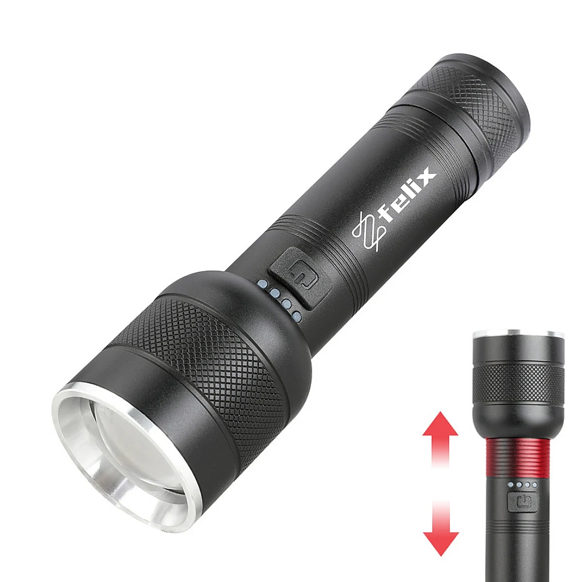 Emergency Rechargeable Zoom Flashlight 1