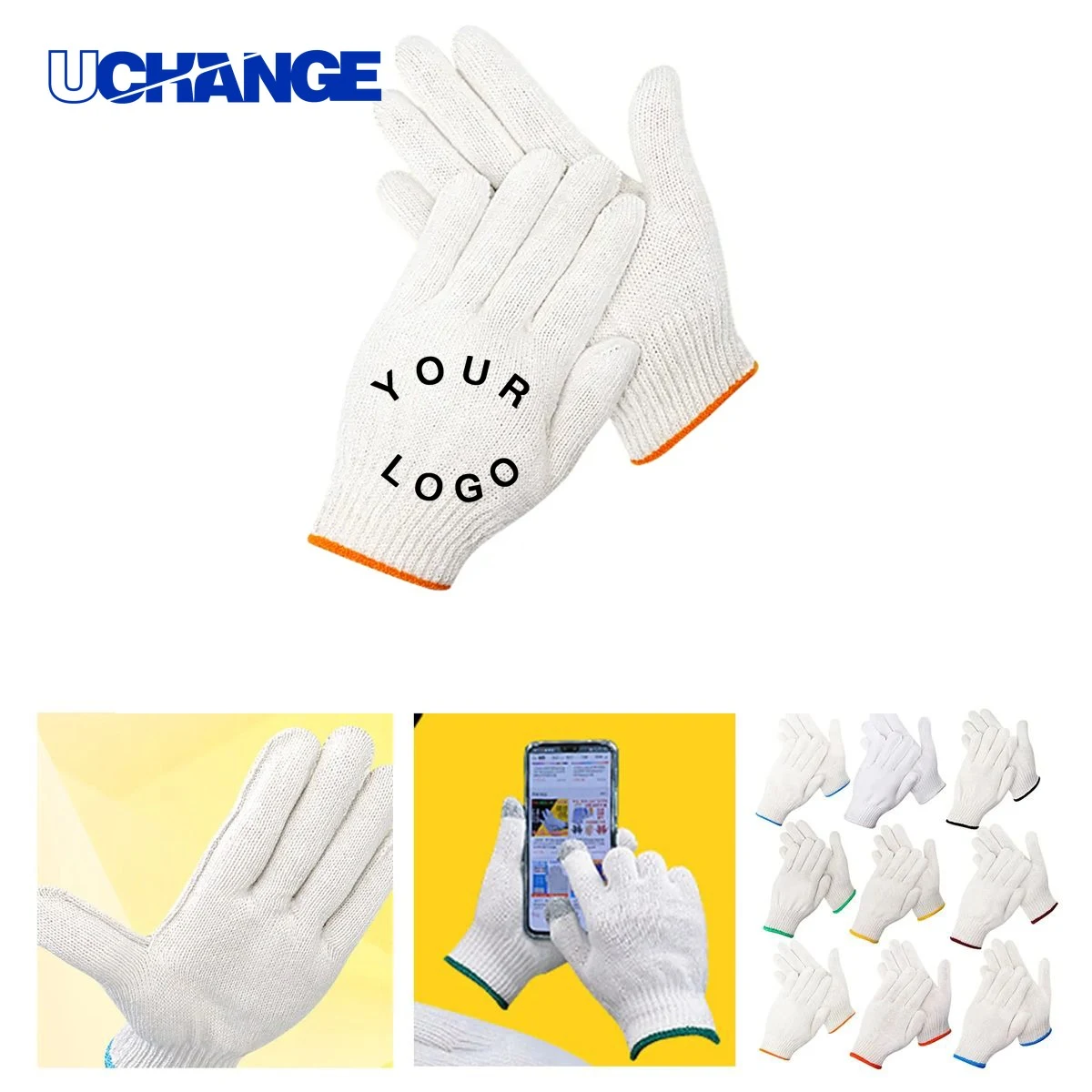 Breathable Nylon Gloves Pair for Industrial Tasks 1