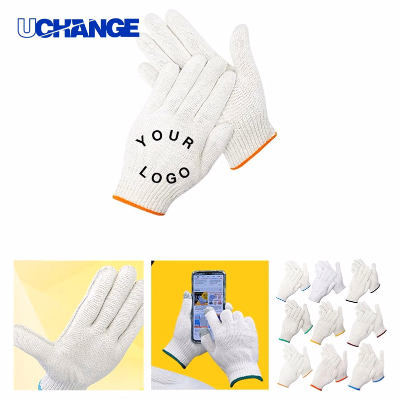 Breathable Nylon Gloves Pair for Industrial Tasks