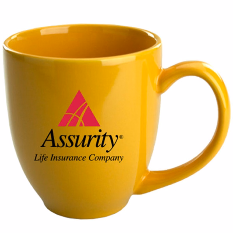 15 Oz St. Paul Fiesta Bistro Mug - Gamboge Yellow