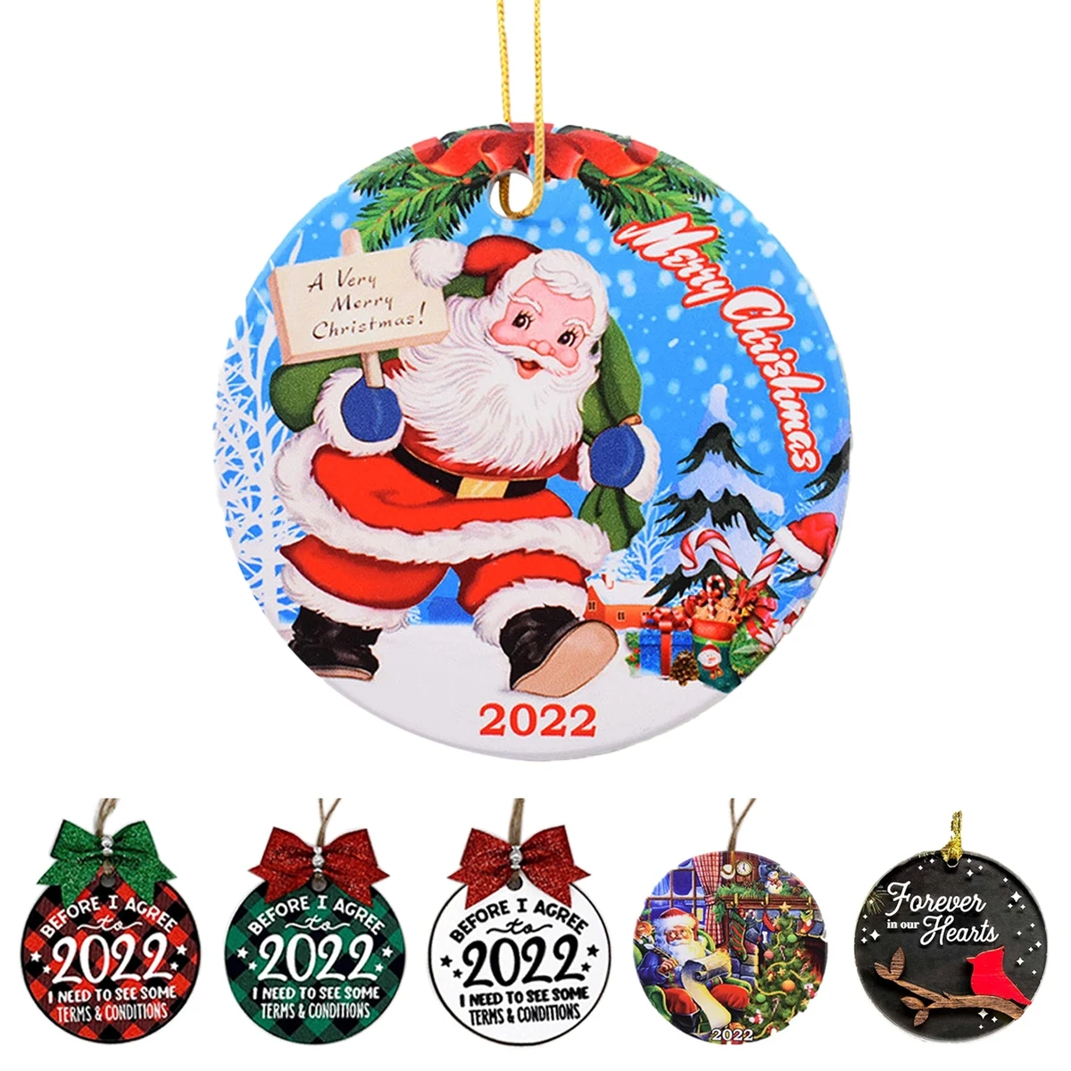 Clear Acrylic Christmas Ornament 1