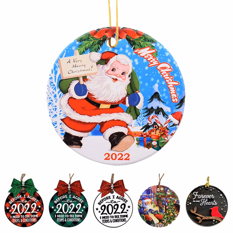 Clear Acrylic Christmas Ornament