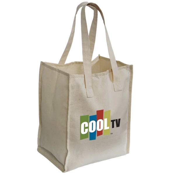 Organic Cotton Tote, custom tote bag with logo imprint 1