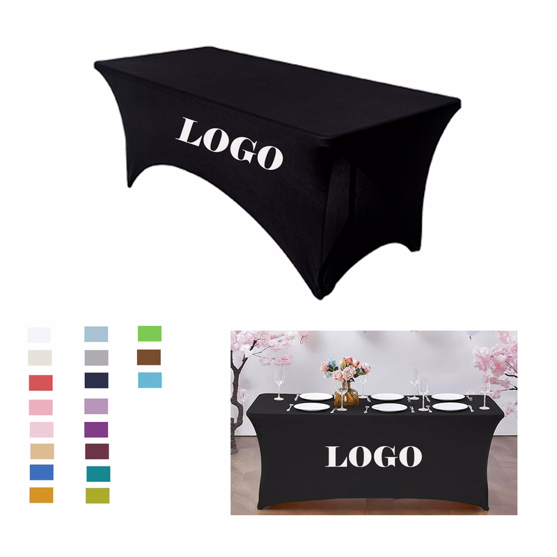 Sleek Fit 6FT Polyester Stretch Table Cover