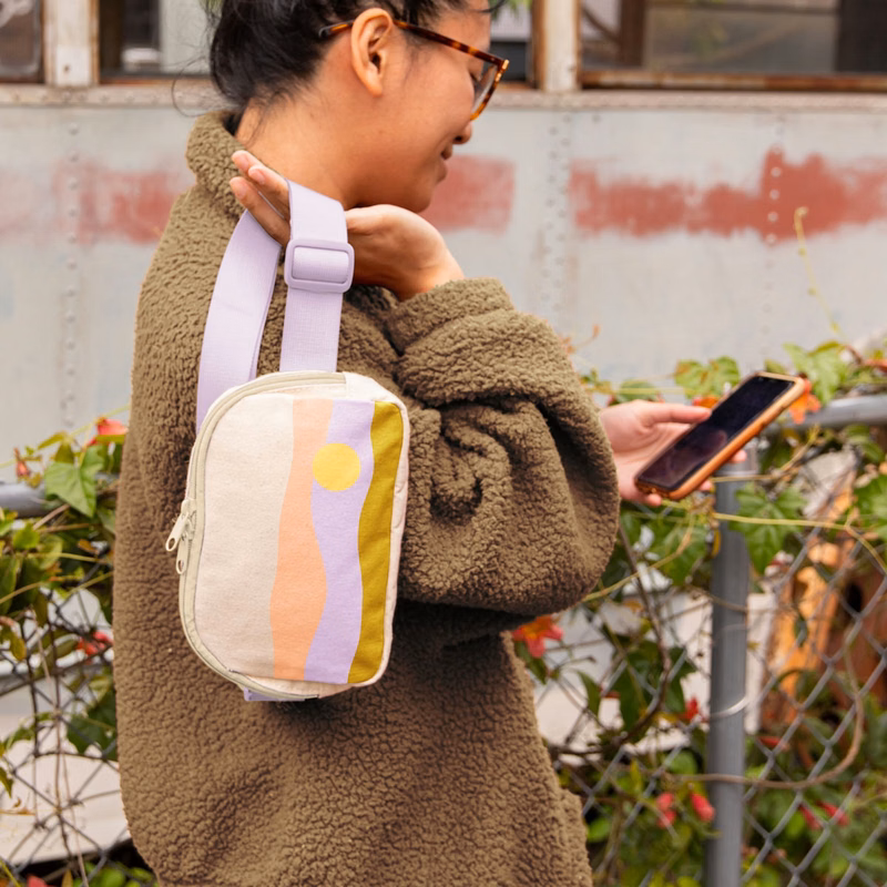 SIMPLE BELT BAG - NATURAL CANVAS