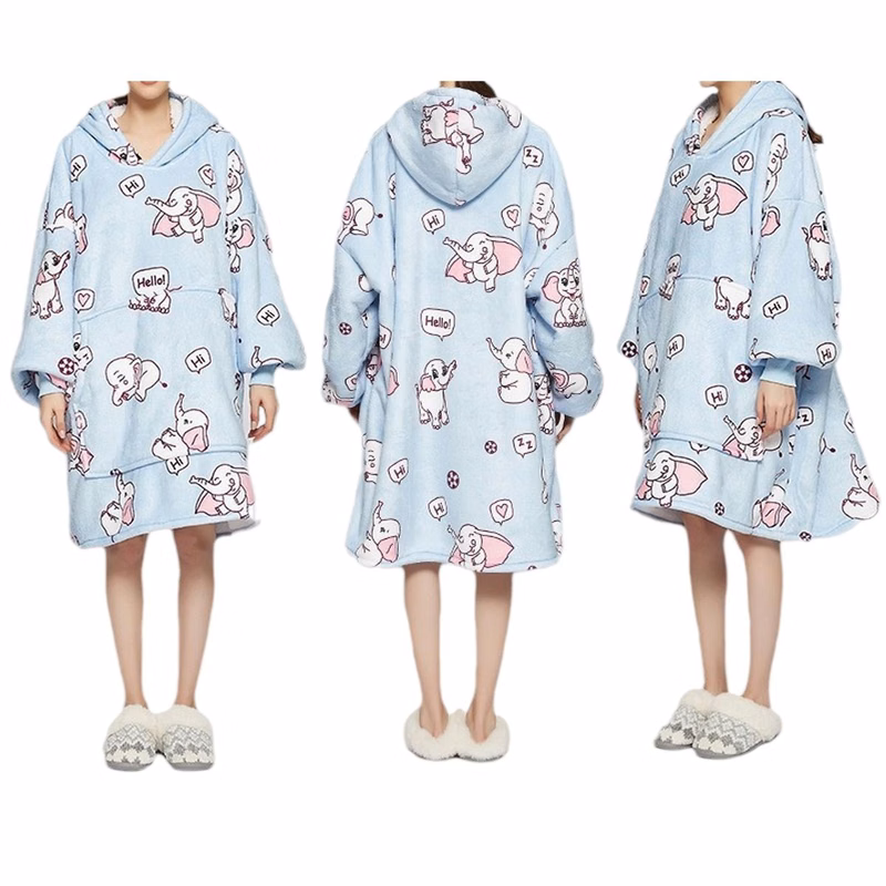 Wearable Oversized Fleece Hoodie