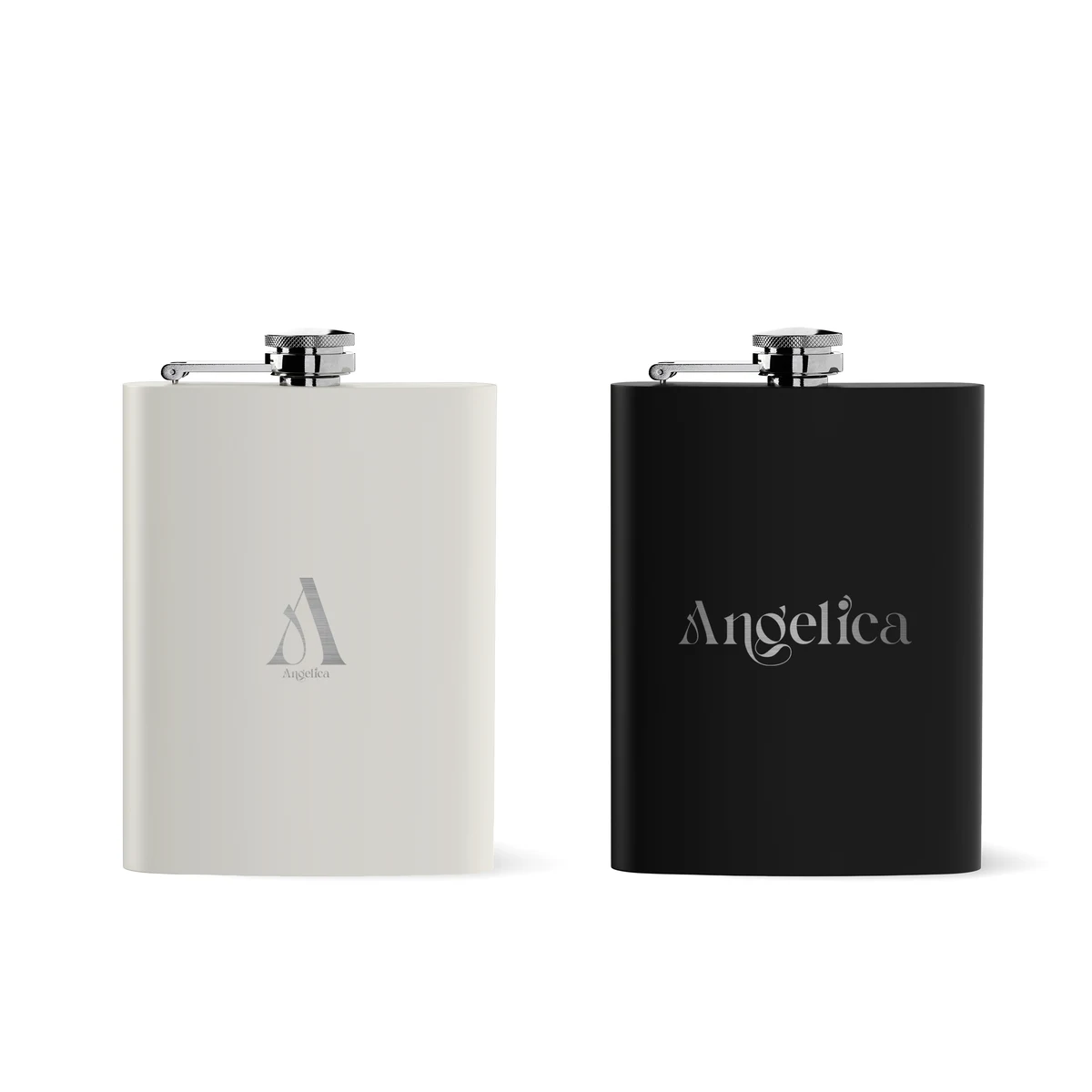 Ace 200ml / 6.8oz Recycled Stainless Steel Flask 1
