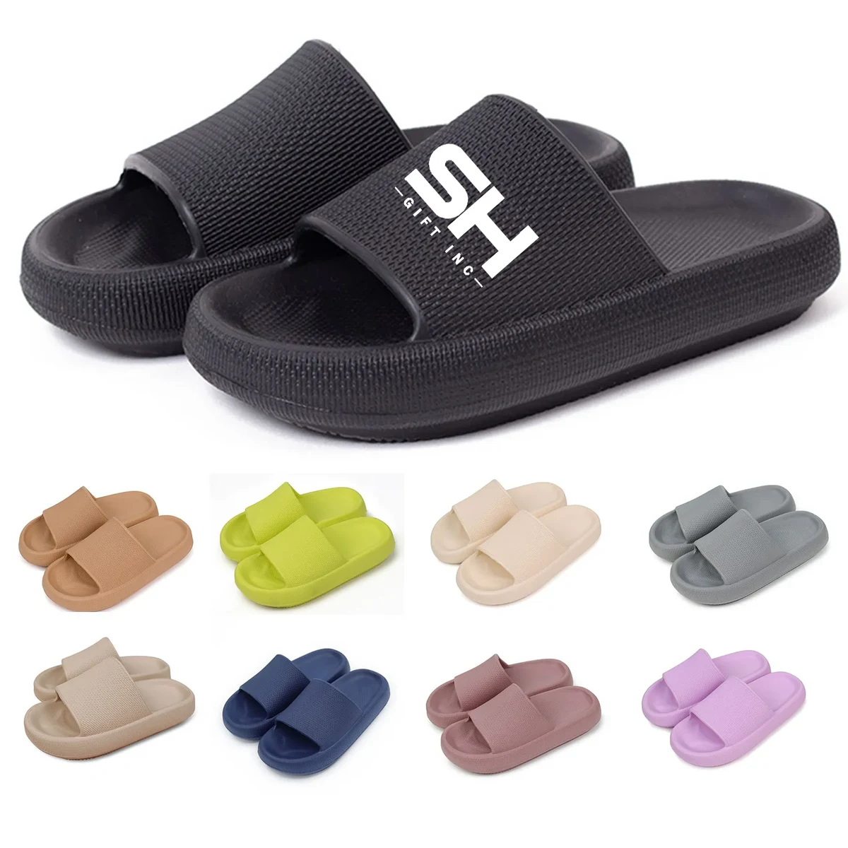 Cushioned Thick Sole Pillow Slippers 1