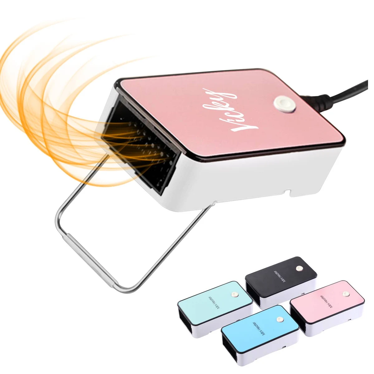 Mini Desktop Fan Electric Heater 1
