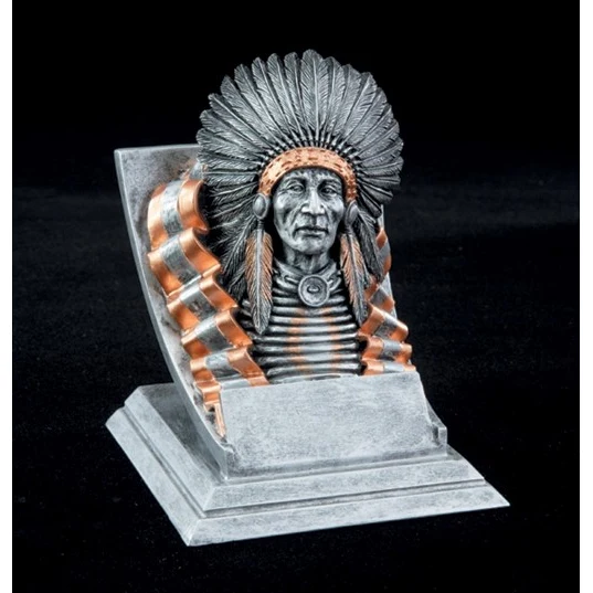 Indian Spirit Mascot Resin 1