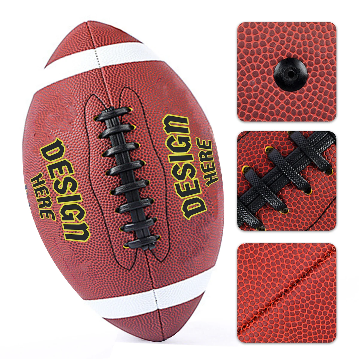 Custom Logo Kids PU Leather Size 3 Football 1