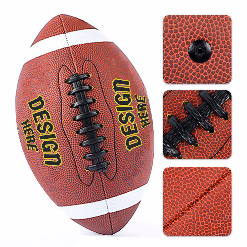 Custom Logo Kids PU Leather Size 3 Football
