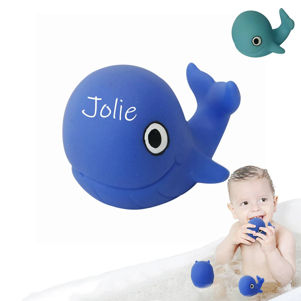 PVC Squirt Whales Bath Appease Toy 1
