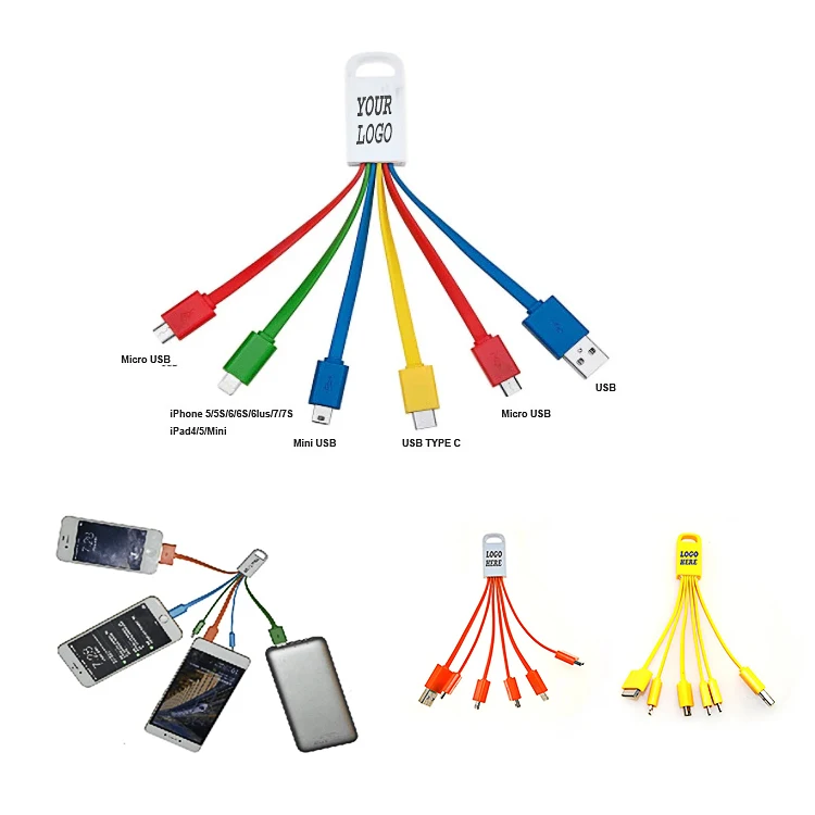 5-in-1 USB Cable Mobile Charger 1