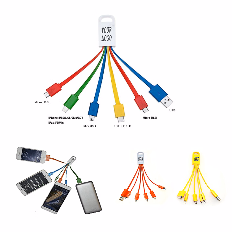 5-in-1 USB Cable Mobile Charger