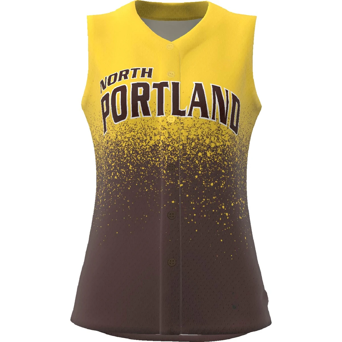 Rise Full Button Sleeveless Softball Jersey - Select 1