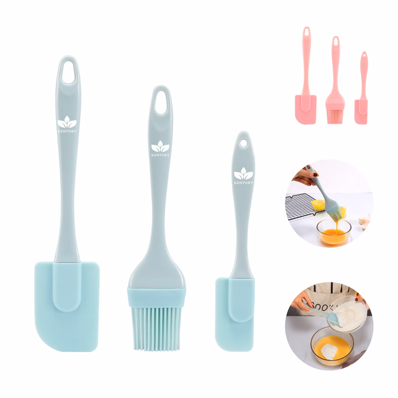 Silicone Spatula Set 3 Pack Baking Utensils