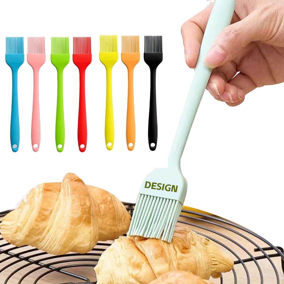 Silicone Cooking Brush for Grilling Baking and Basting 1