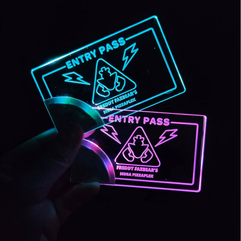 LED Light Up Business Cards