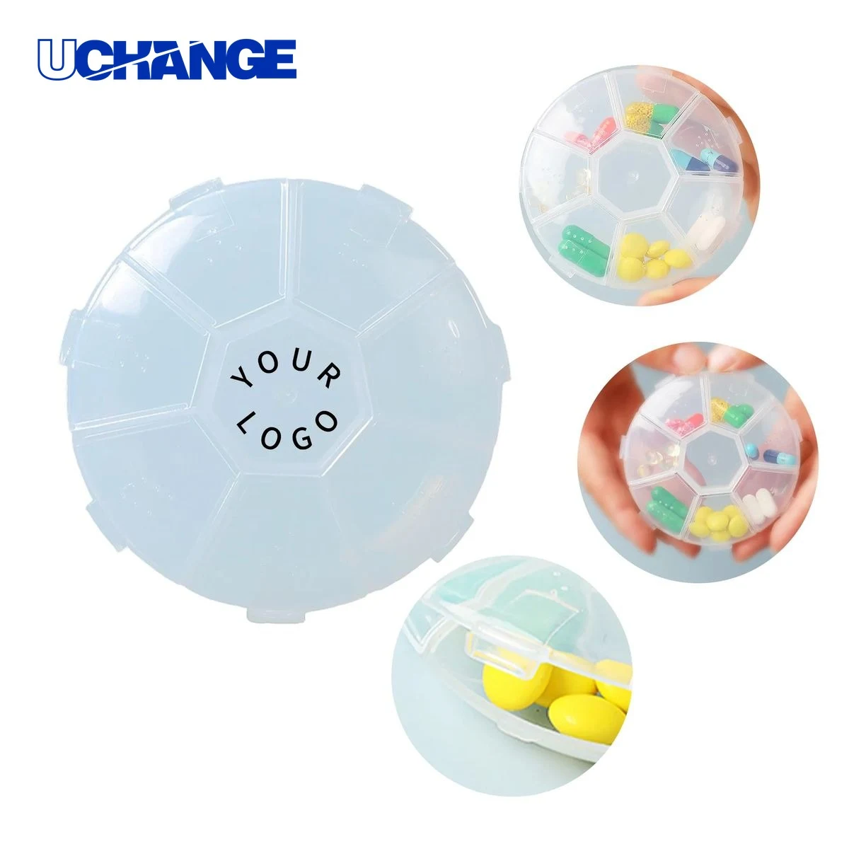 Compact 7 Day Pill Organizer Case 1