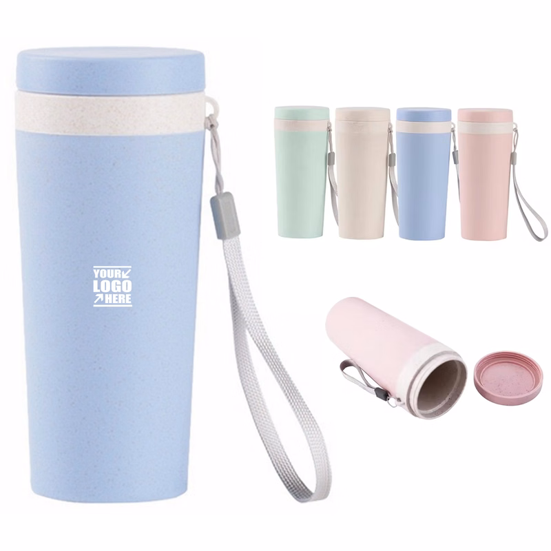 12 Oz Wheat Straw Water Bottle