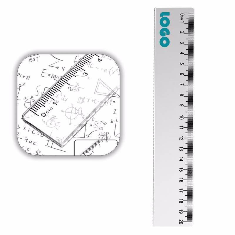 Clear Plastic Straight Ruler For Students