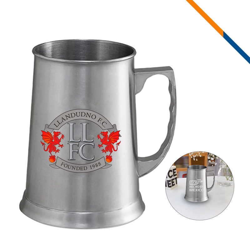 Logya Stainless Steel Beer Mug - 13.5 OZ.