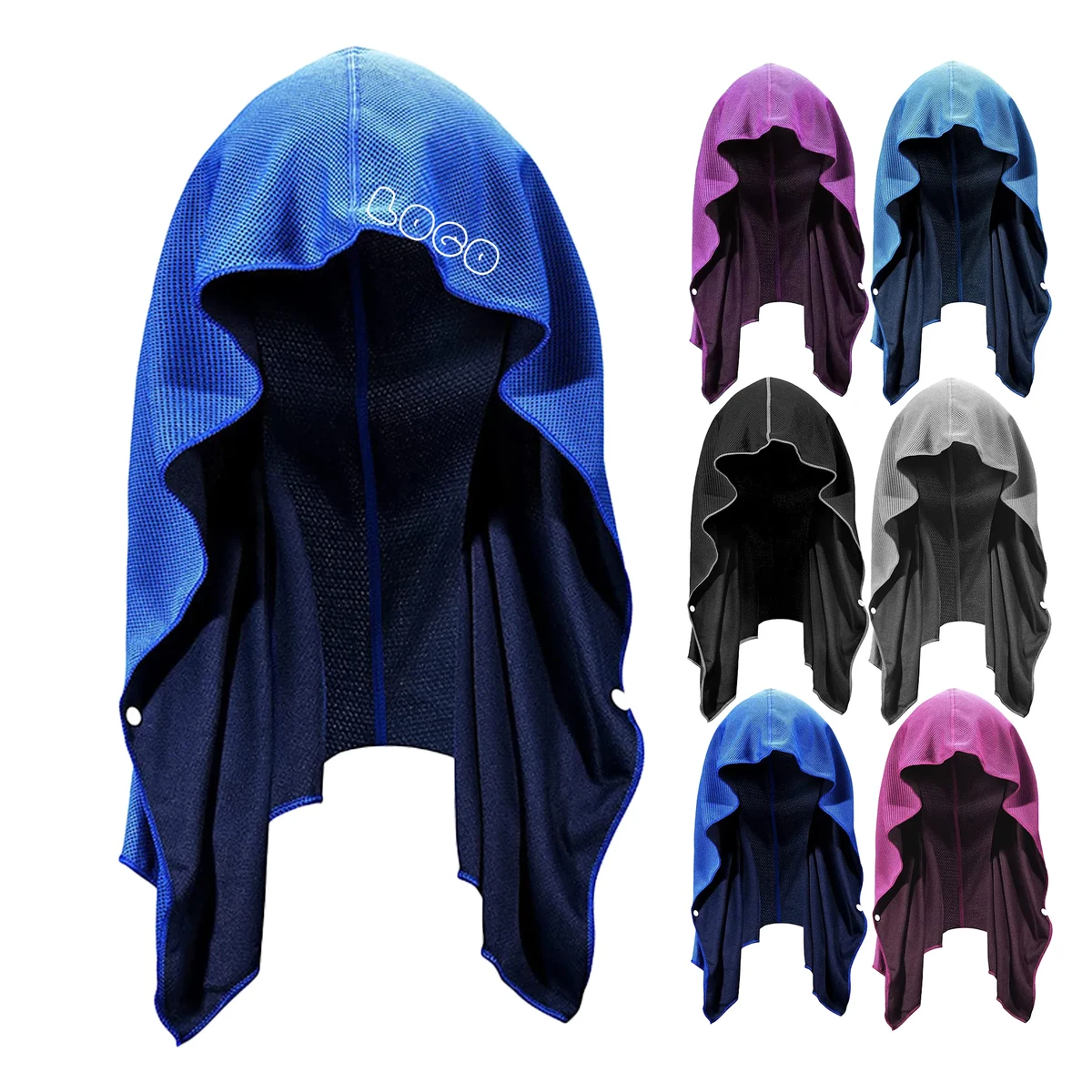 MOQ 10 U Shape Cooling Hood Ice Sports Towel Sun Protection 1