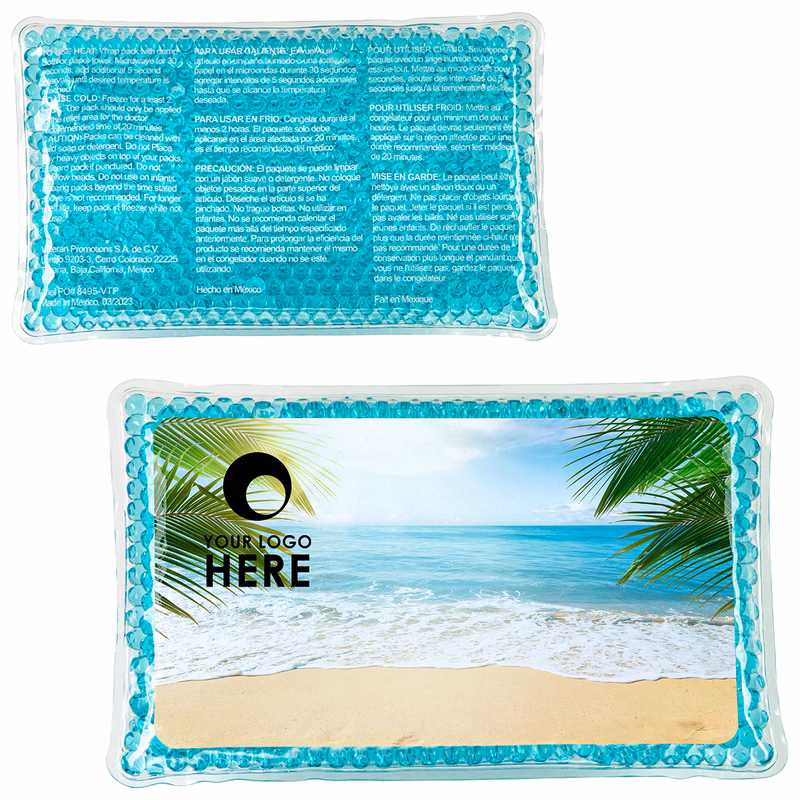 Tropical Breeze Large Rectangle Aqua Pearls™ Hot/Cold Pack