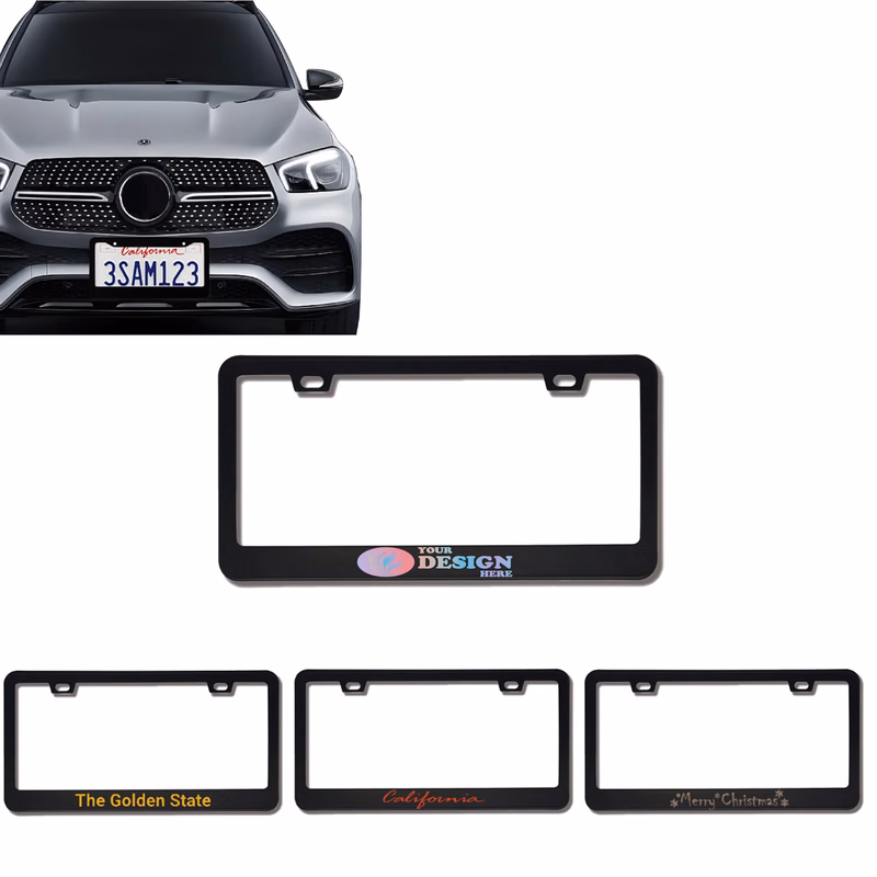 Custom Stainless Steel License Plate Frame