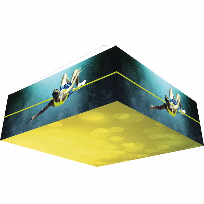 Formulate Backlit Square Hanging Structure 1204