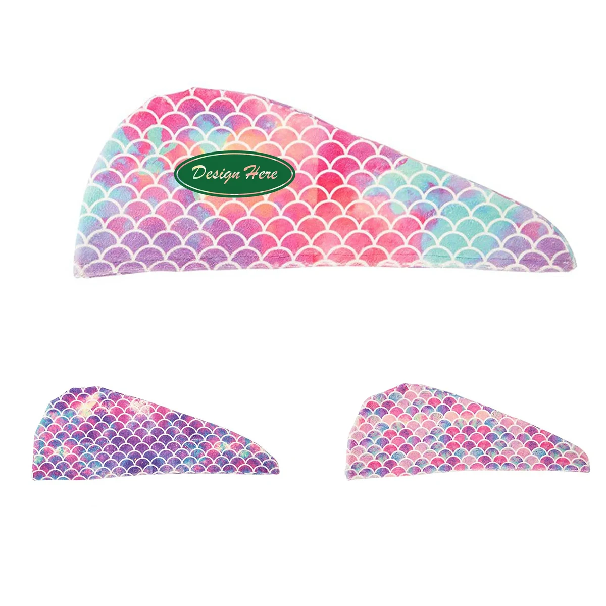 Soft Microfiber Hair Towel Wrap - Quick-Dry and Lightweight 1
