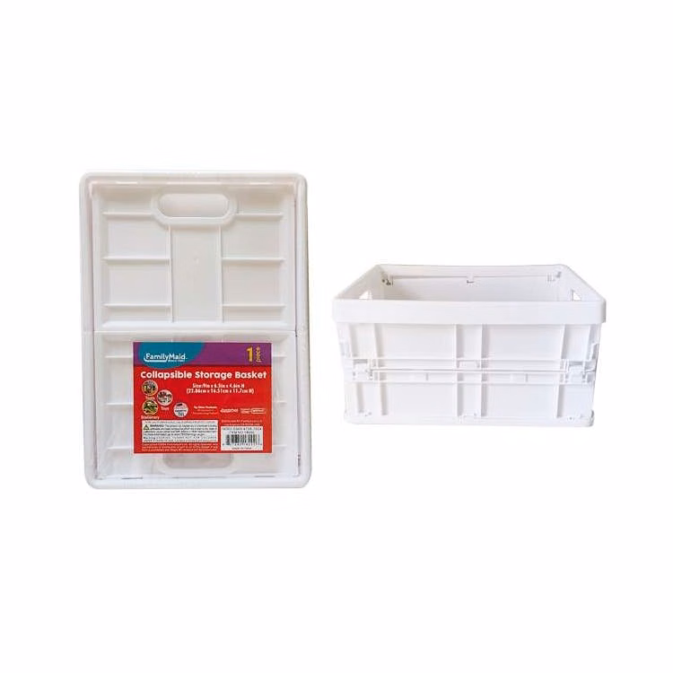 Collapsible Storage Baskets - White