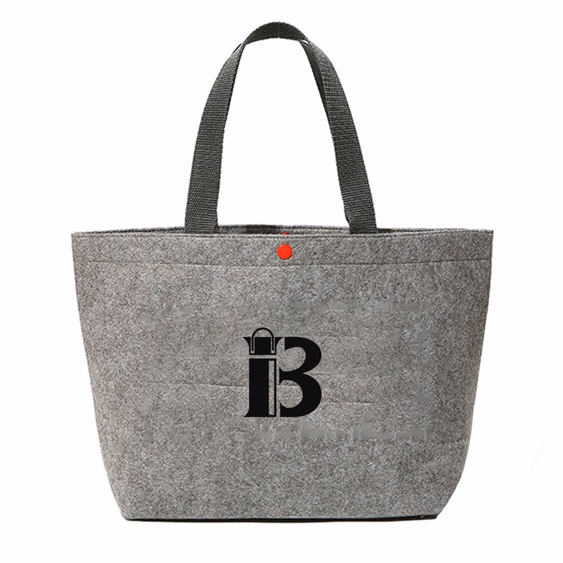 Soft Felt Shell Tote Bag