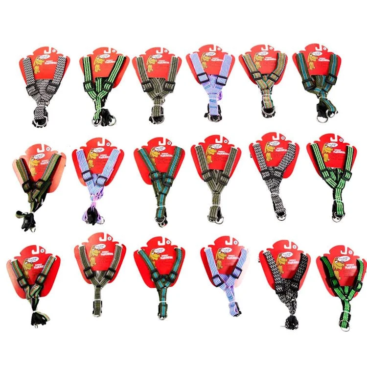 Dog Harnesses - S M L Assorted Designs 1