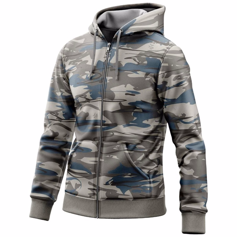 Antler® Men's 8.2 oz. Polar Fleece Full Zipper Hoodie with Pockets