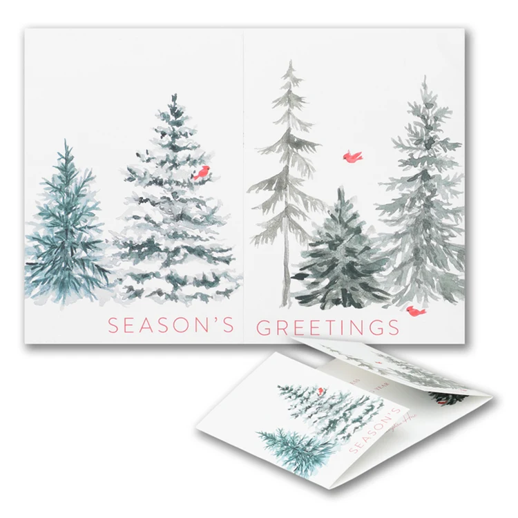 Winter Stroll Card 1