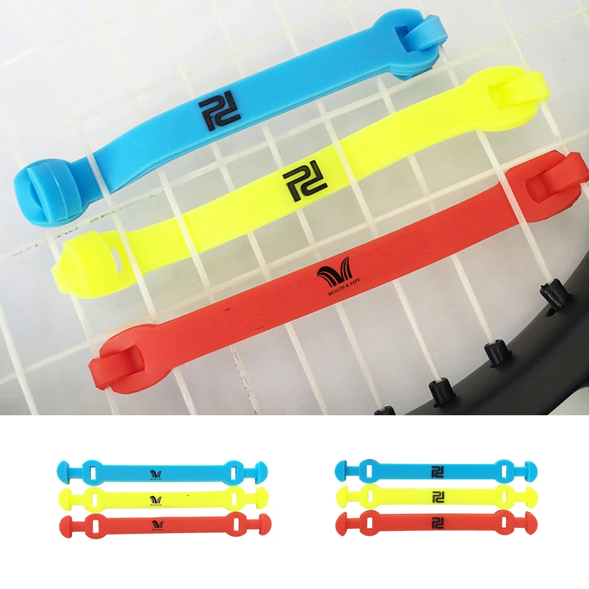 Long Silicone Tennis Racket Dampener 1
