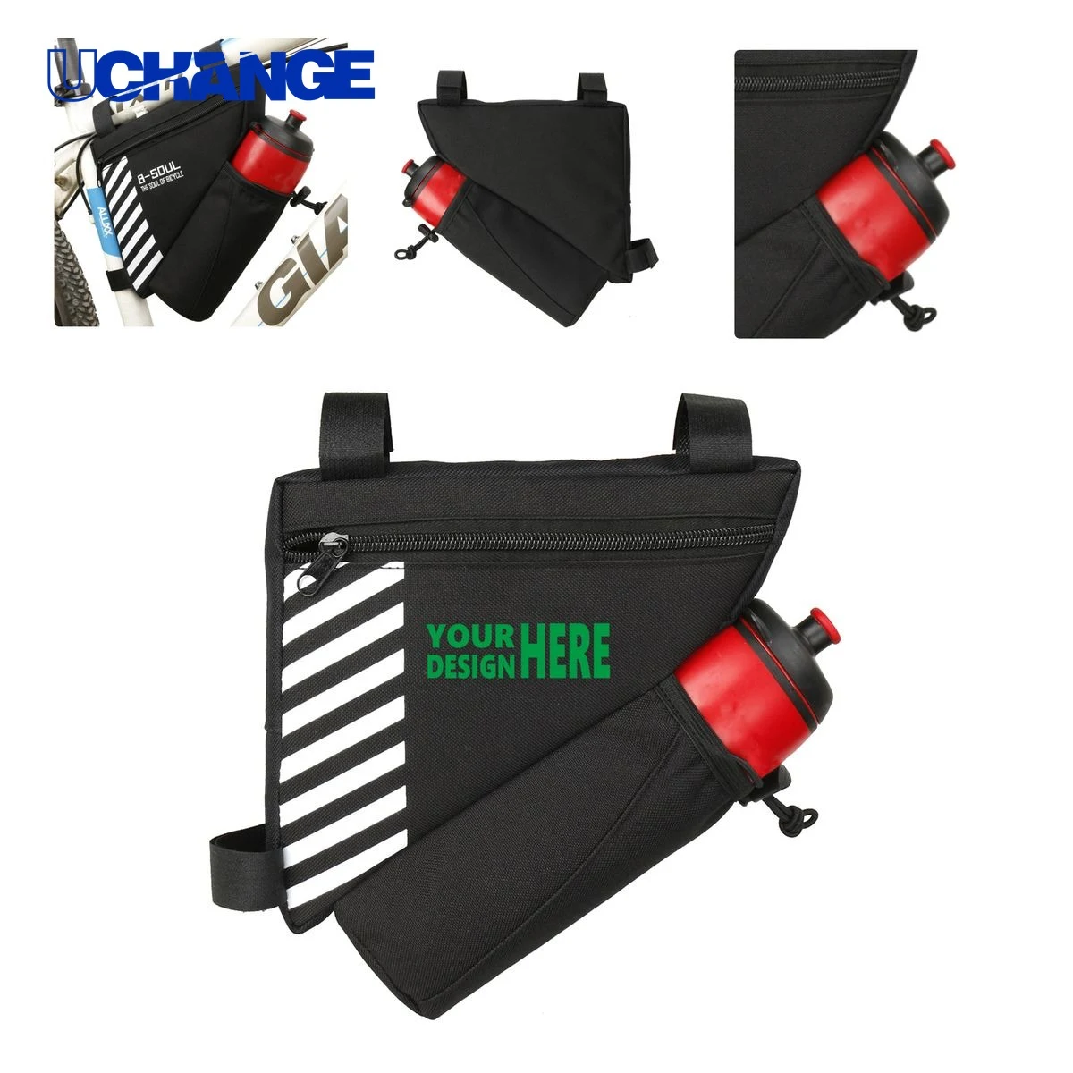 Waterproof Bicycle Frame Triangle Storage Bag Organizer 1
