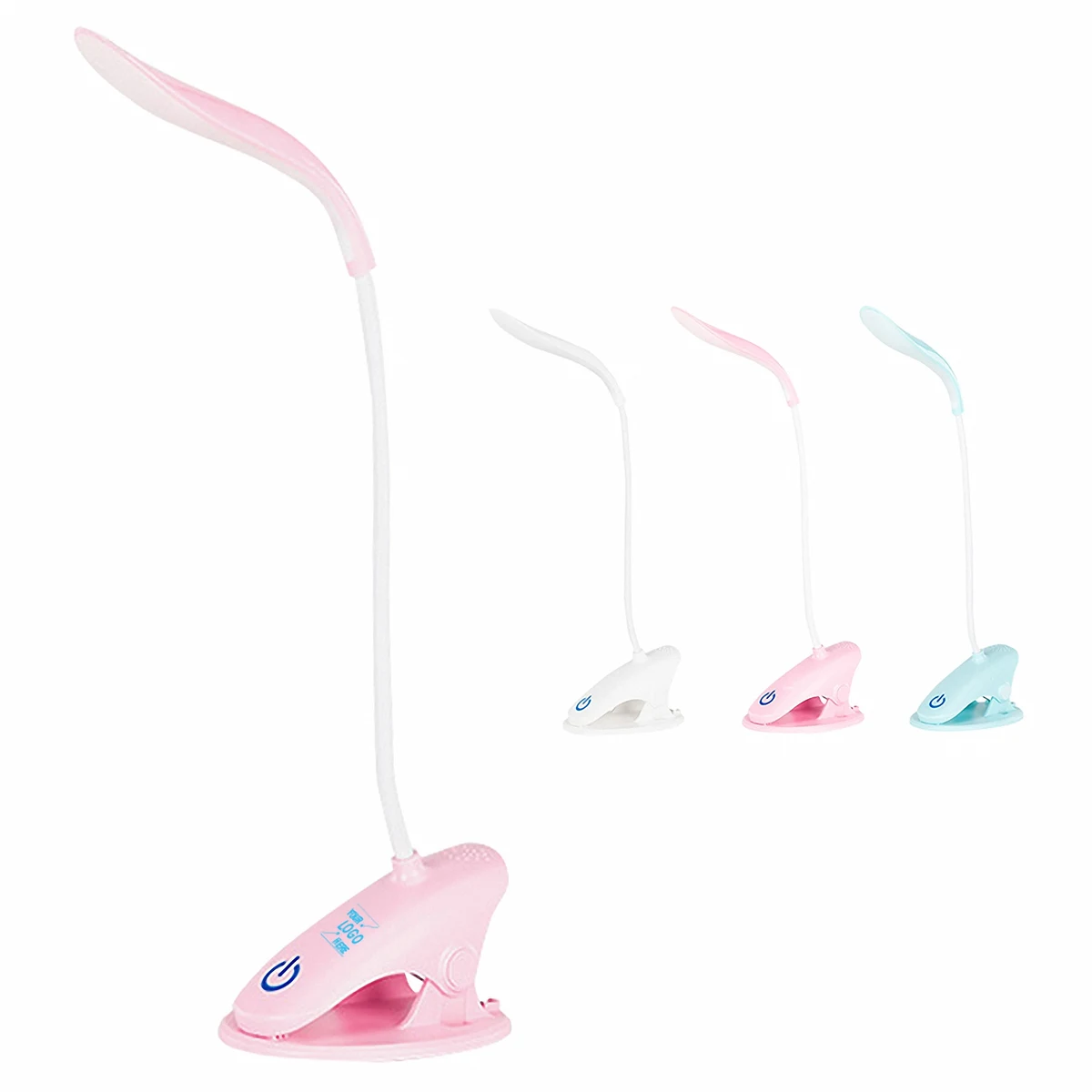 Rechargeable LED Desk Lamp with Clip 1